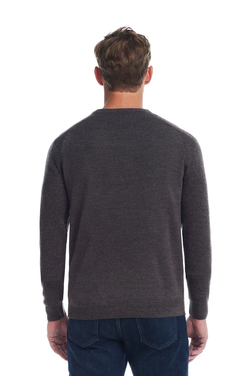 Weatherproof Vintage Raglan Sweater for Men in Pewter Heather | F2440118GK-PEWTERHEATHER sold by Glik’s product image thumbnail 3
