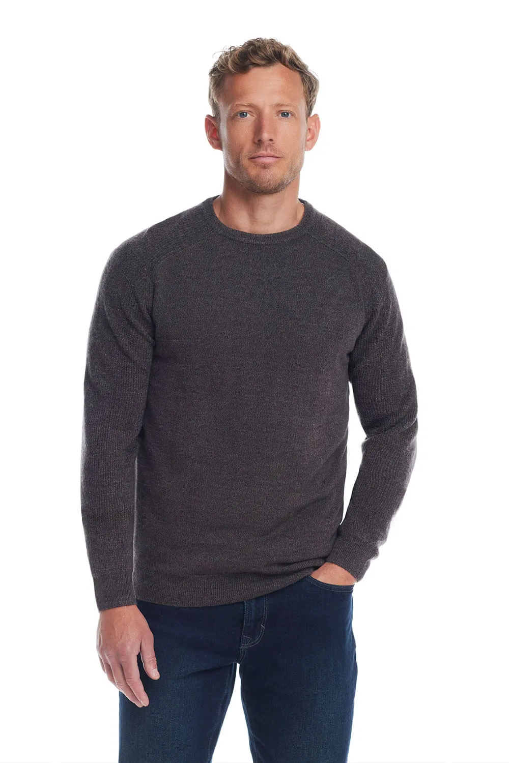 Weatherproof Vintage Raglan Sweater for Men in Pewter Heather | F2440118GK-PEWTERHEATHER sold by Glik’s product image thumbnail 2