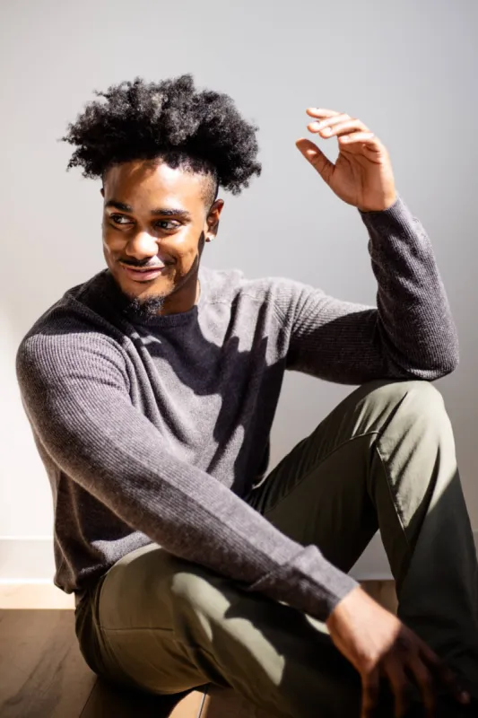 Weatherproof Vintage Raglan Sweater for Men in Pewter Heather | F2440118GK-PEWTERHEATHER sold by Glik’s