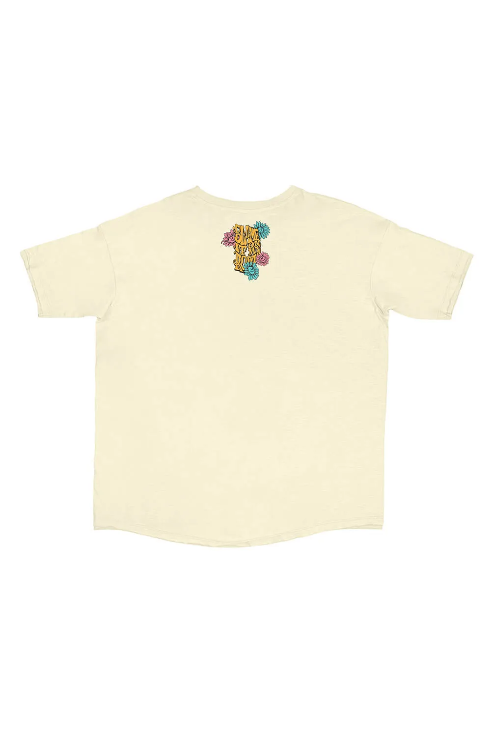 Simply Southern Boxy Blame It On My Roots T-Shirt for Women in Yellow | BOXY-SS-ROOTS-WHISPER sold by Glik’s product image thumbnail 3