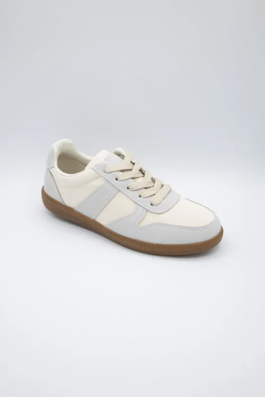 Qupid Wilena Sneakers for Women in Blue/Beige | WILENA-01 LT BLUE/BEIGE sold by Glik’s