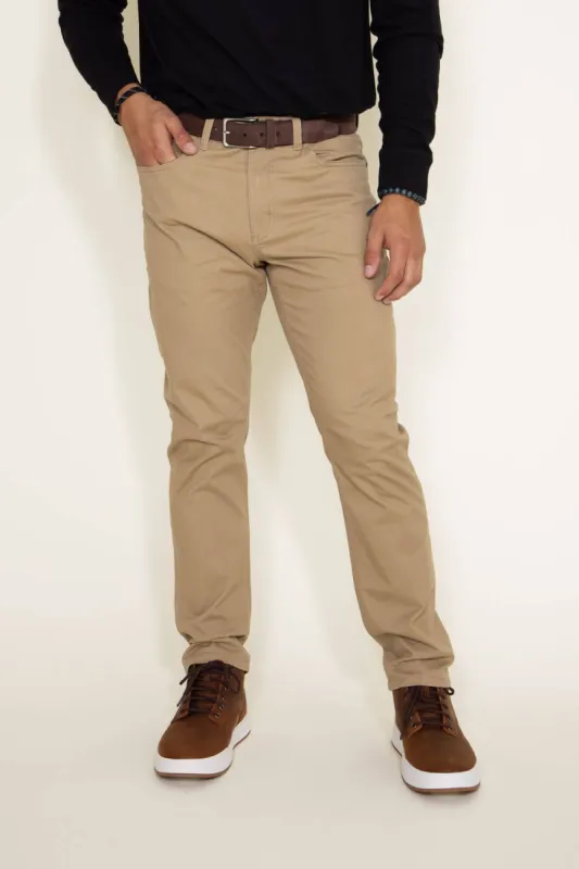 Weatherproof Vintage Stretch Twill Pants for Men in Khaki | W3F200-KHAKI sold by Glik’s