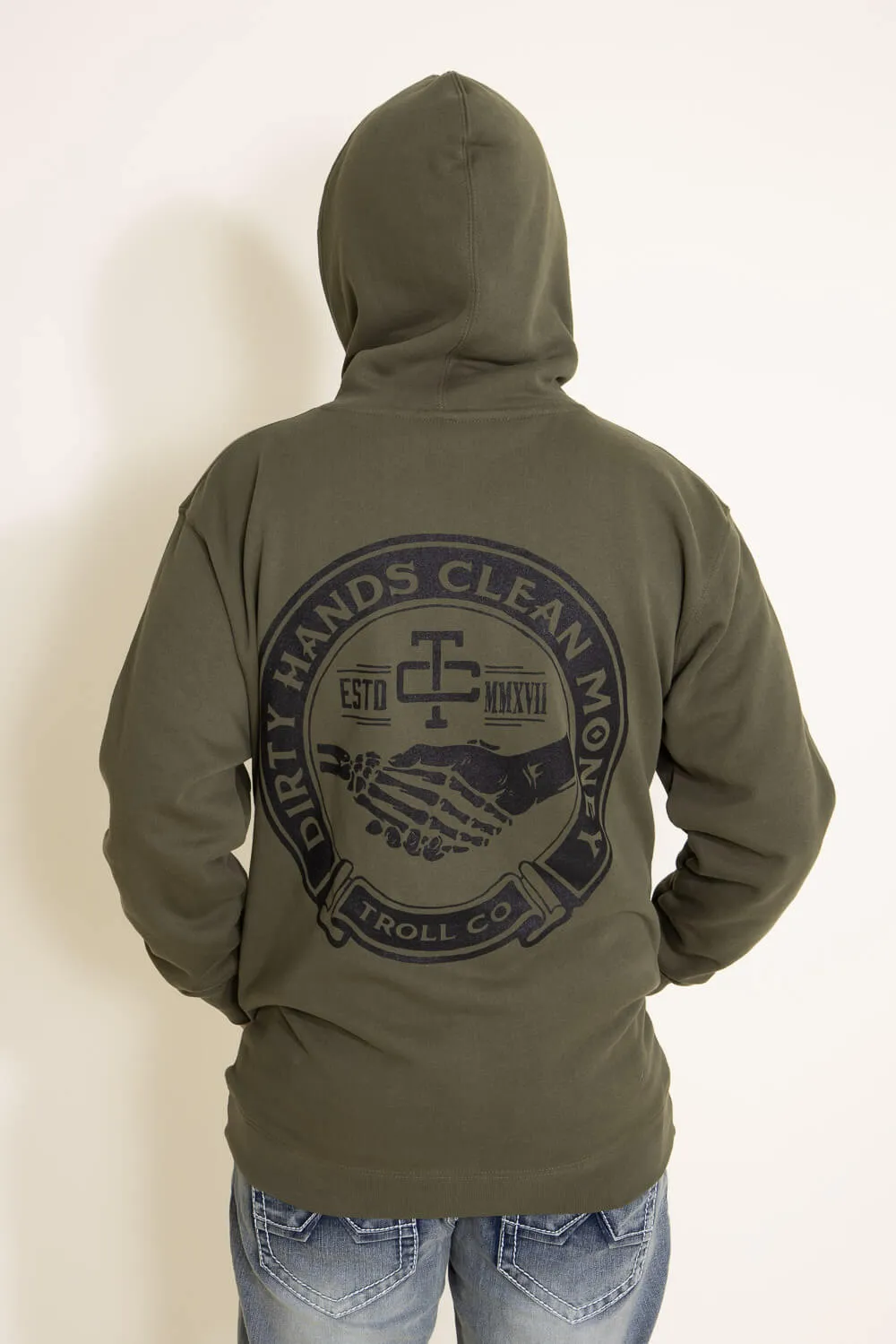 Troll Co. Haggler Hoodie for Men in Green | TC0827-GREEN sold by Glik’s product image thumbnail 3