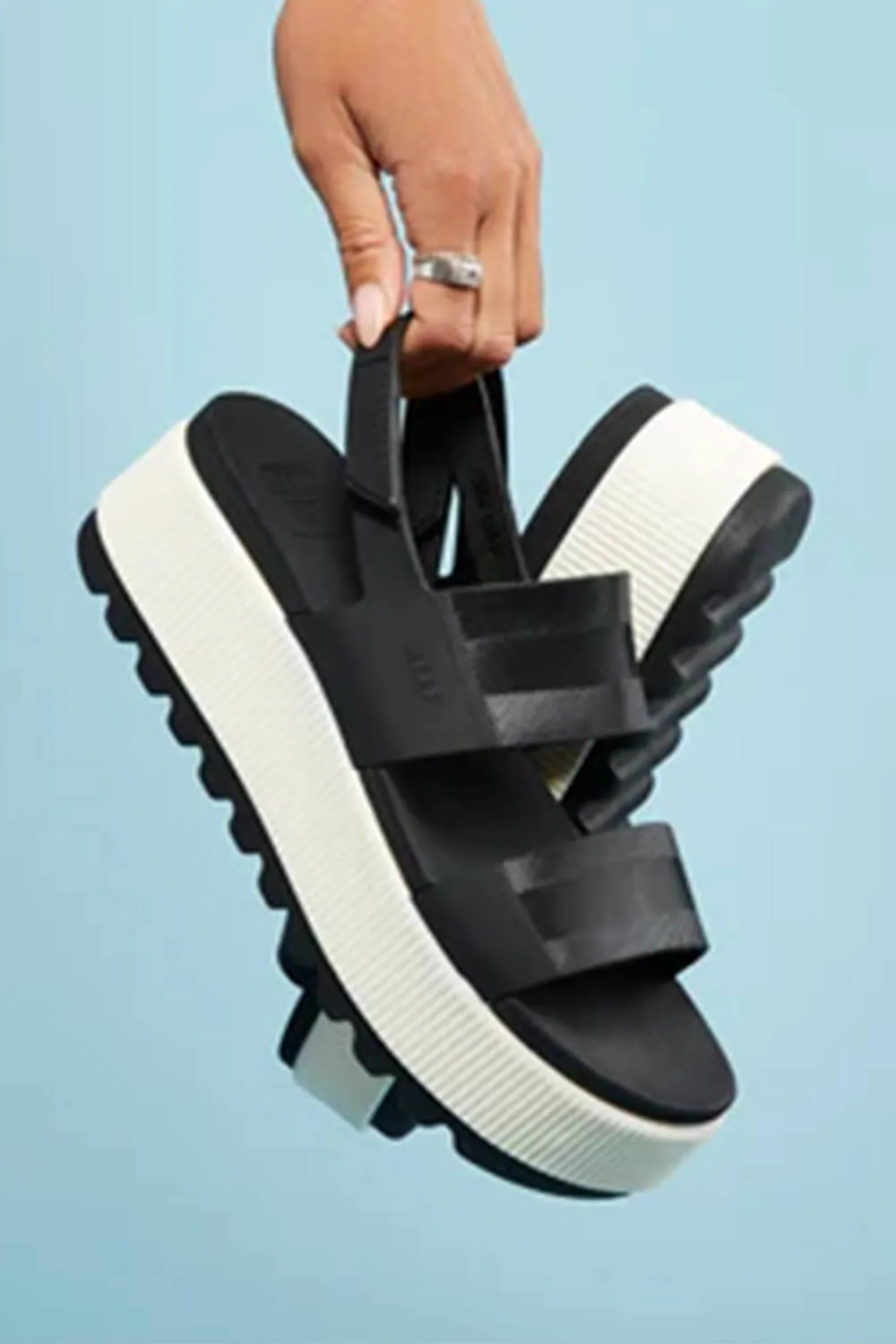 Reef Water Vista Higher Sandals for Women in Black Vintage | CJ3575 sold by Glik’s