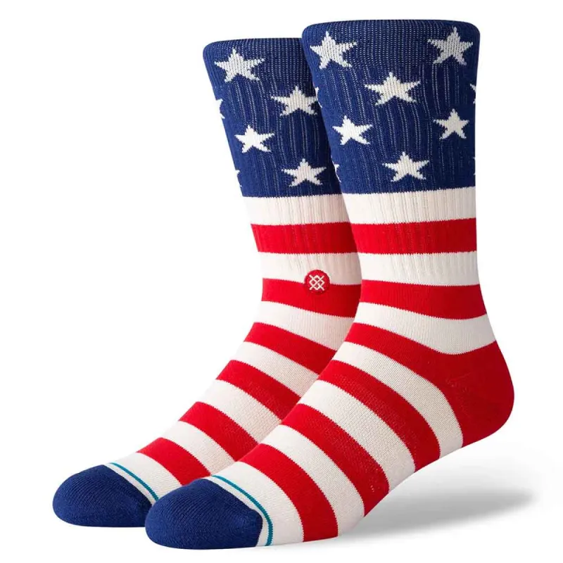 Stance The Fourth ST Crew Socks in Red | A556A20FOS-RED sold by Glik’s