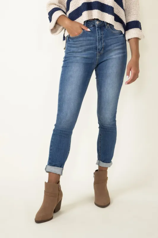 Judy Blue High Rise Clean Skinny Jeans for Women | 88799-MD sold by Glik’s
