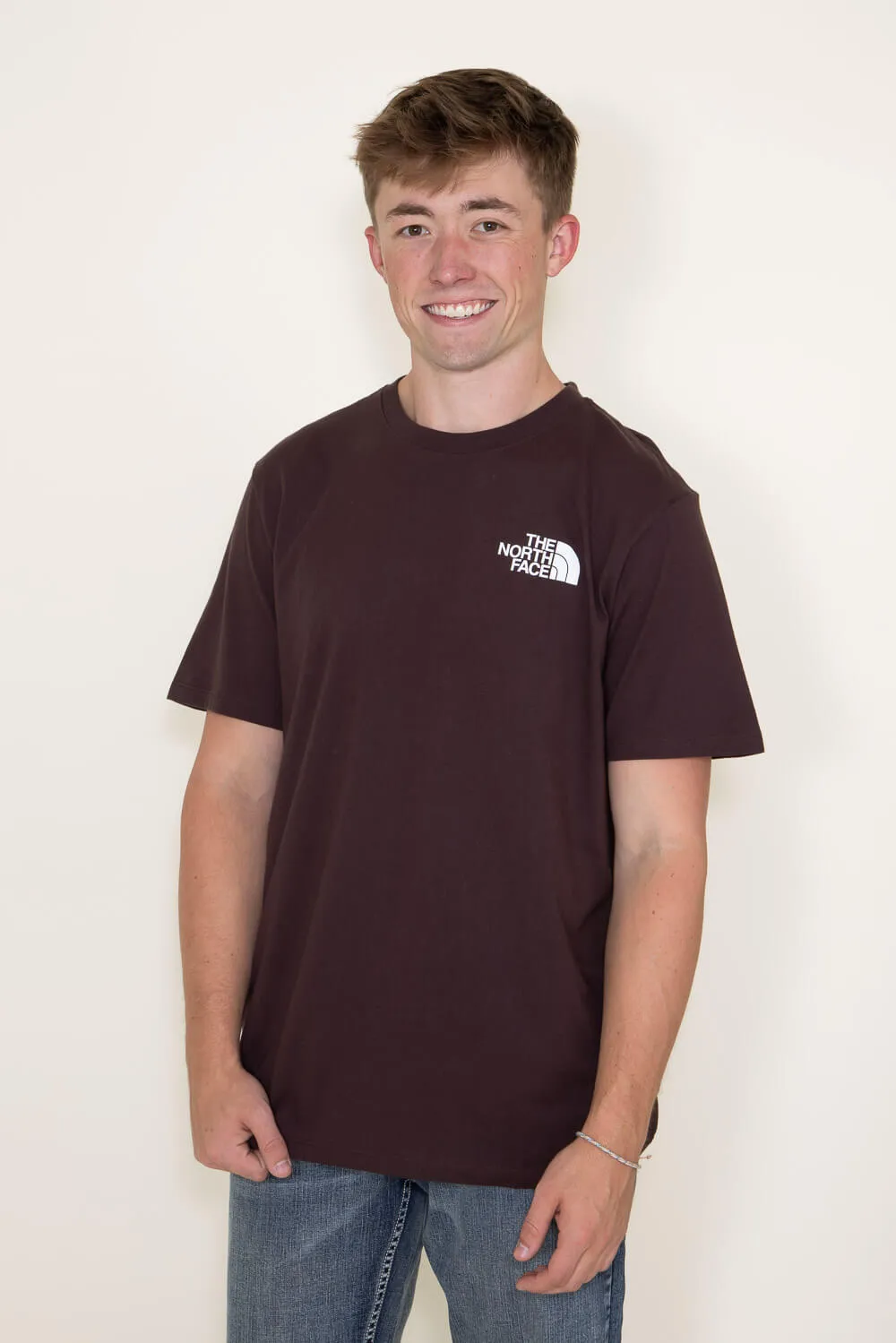 The North Face Box Logo T-Shirt for Men in Brown | NF0A812H-LOQ sold by Glik’s product image thumbnail 3