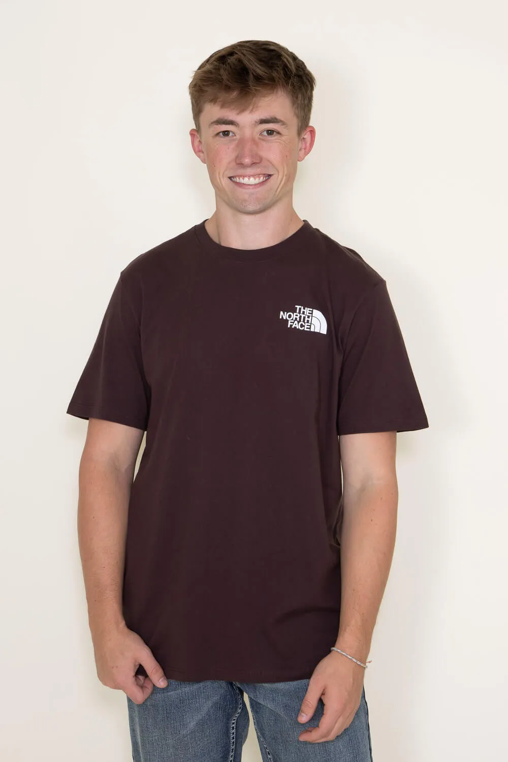The North Face Box Logo T-Shirt for Men in Brown | NF0A812H-LOQ sold by Glik’s product image thumbnail 2