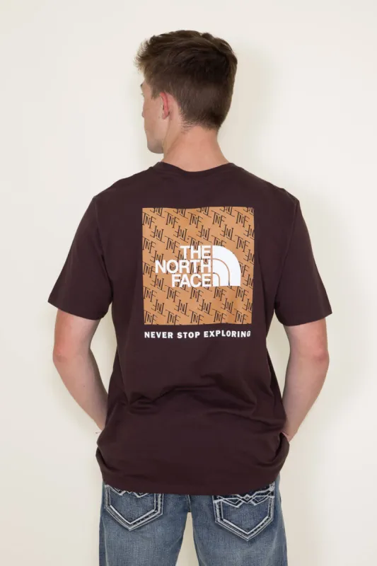 The North Face Box Logo T-Shirt for Men in Brown | NF0A812H-LOQ sold by Glik’s