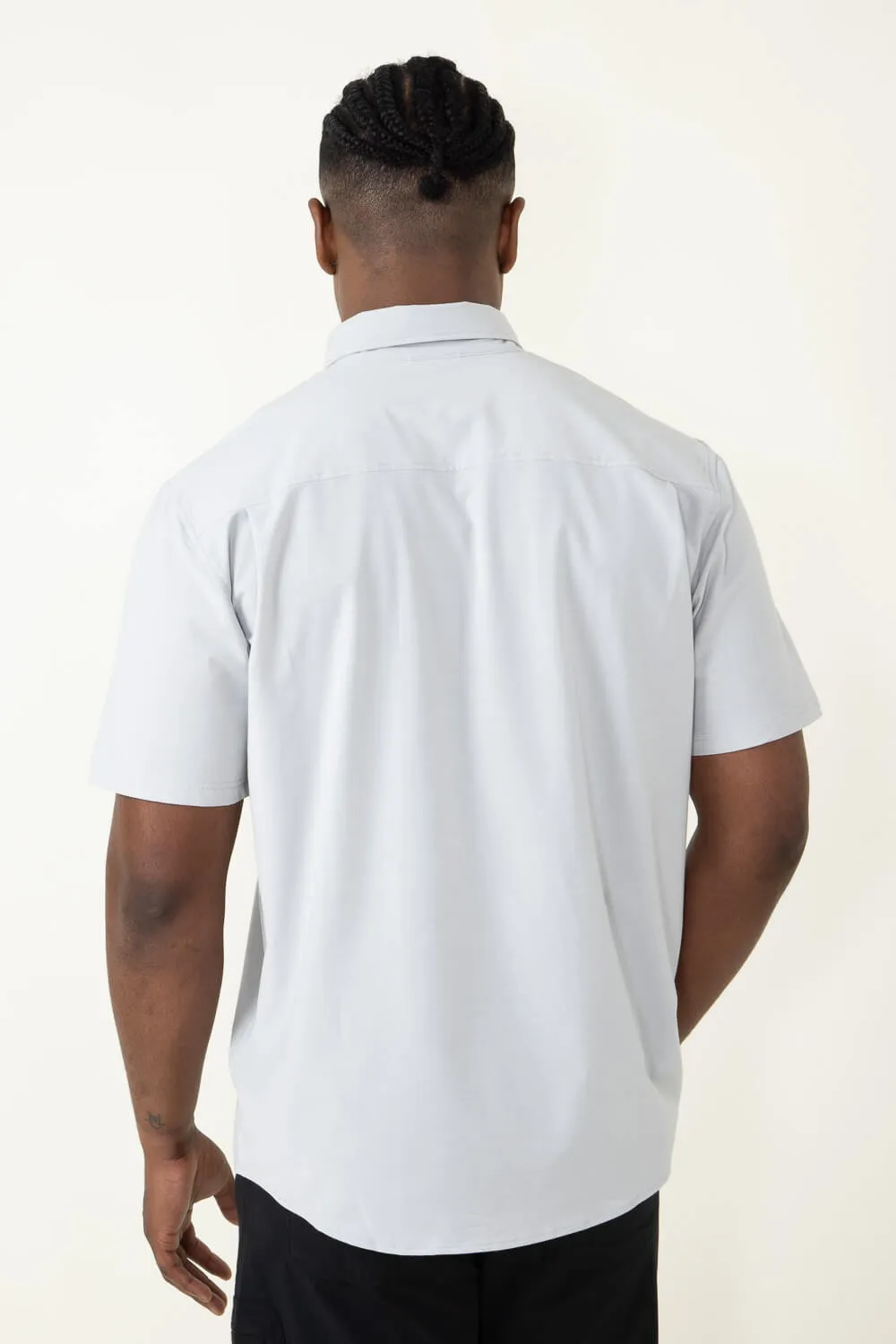 Huk Fishing Kona Button Down Shirt for Men in Grey | H1500154-034 sold by Glik’s product image thumbnail 4
