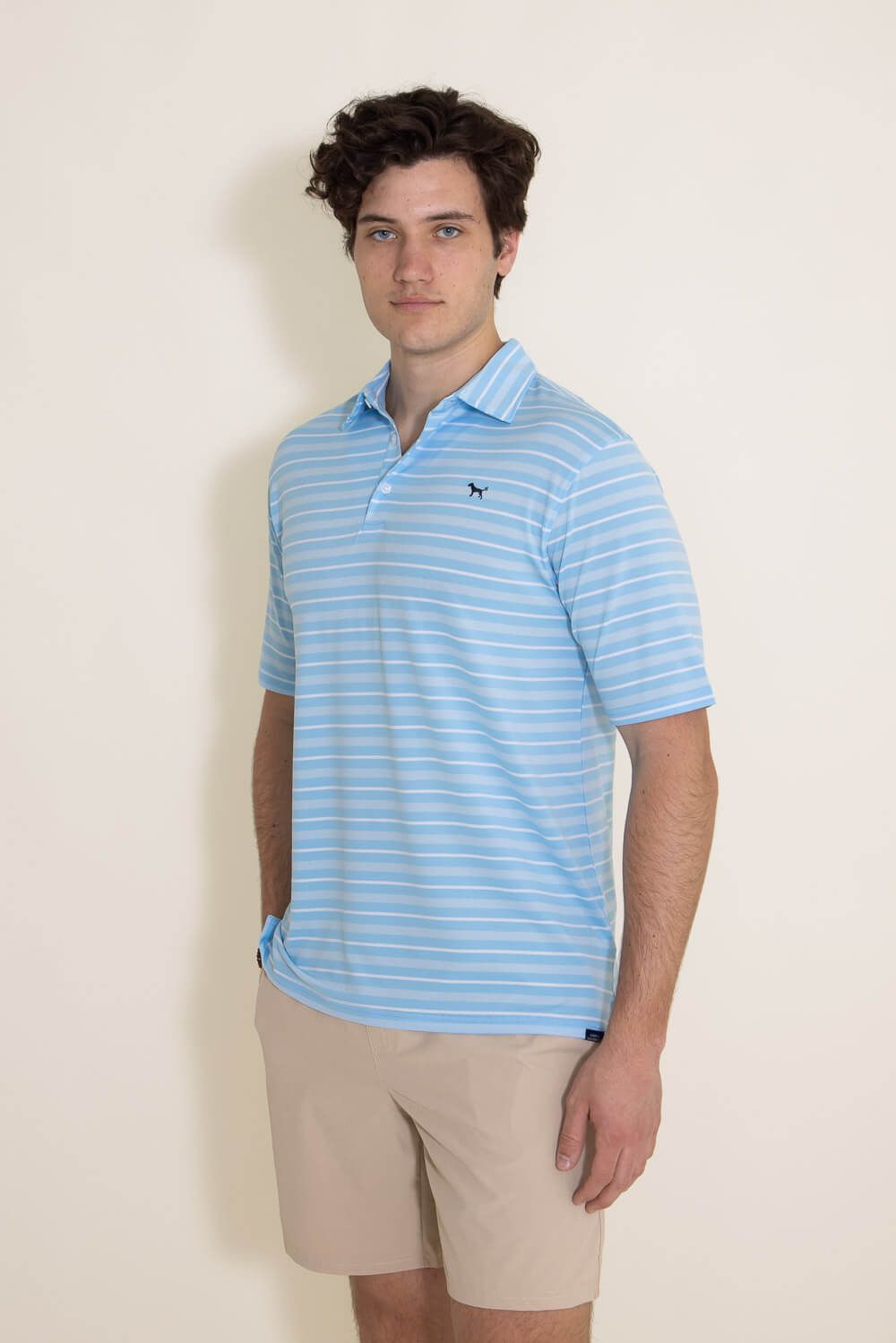 Simply Southern Performance Stripe Polo Shirt for Men in Blue | PP-0123-MN-PERF-POLO-BLSTRP sold by Glik’s product image thumbnail 4