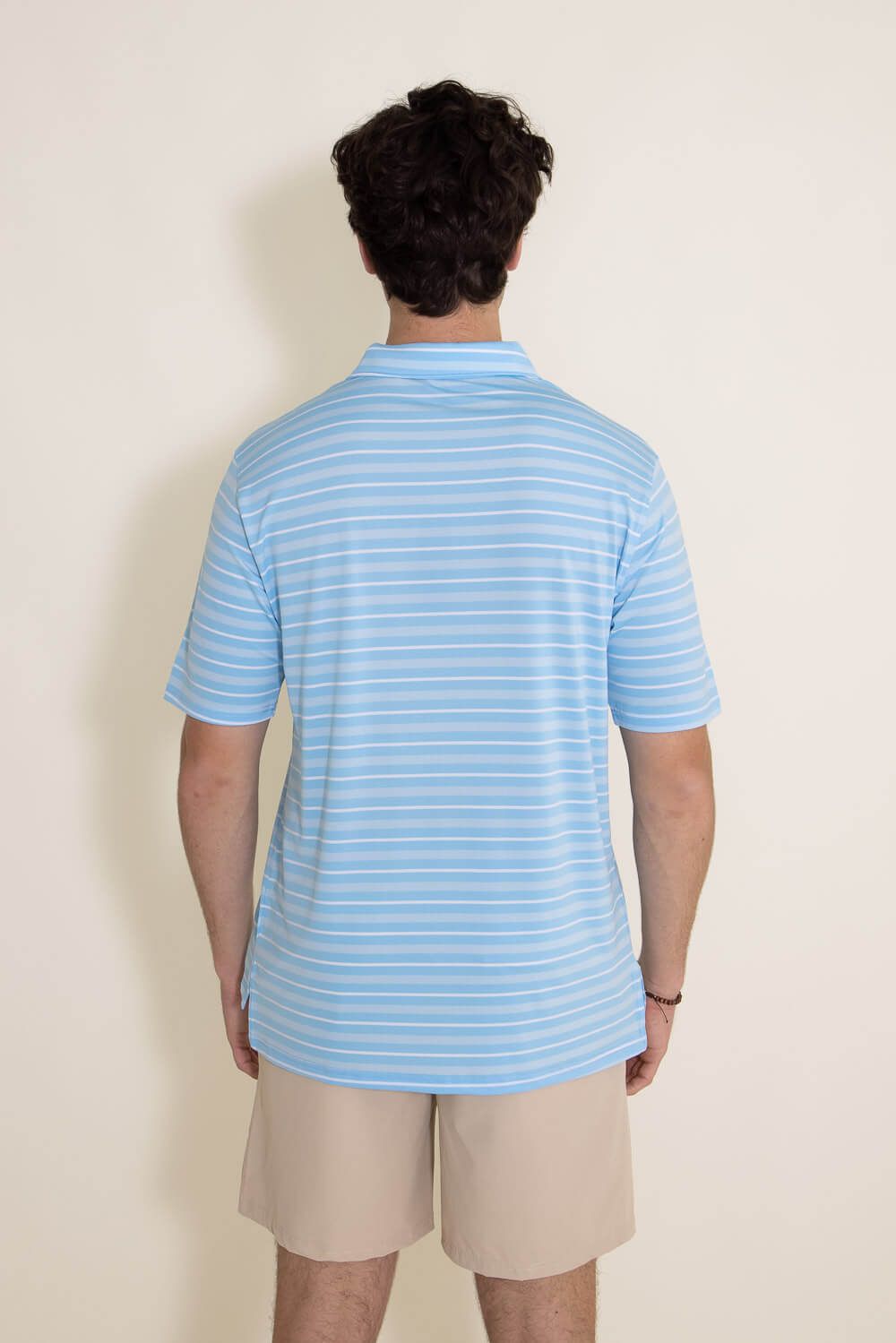 Simply Southern Performance Stripe Polo Shirt for Men in Blue | PP-0123-MN-PERF-POLO-BLSTRP sold by Glik’s product image thumbnail 3
