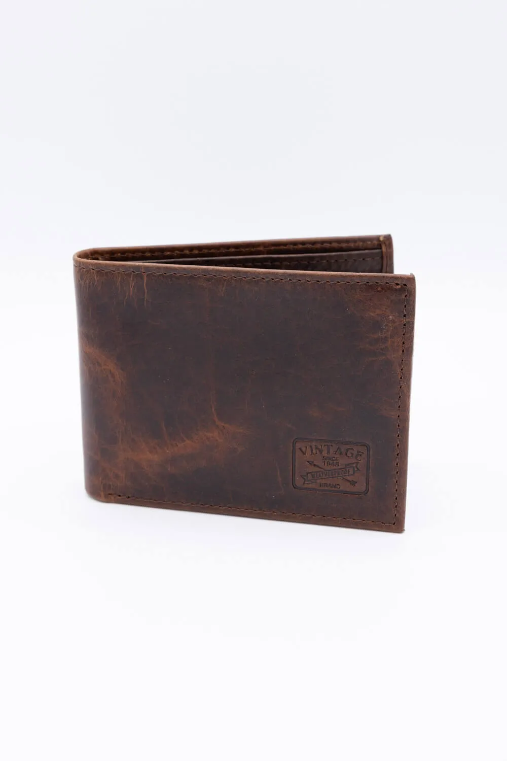 Weatherproof Vintage Bi-Fold Bison Wallet in Cognac | WP203166 sold by Glik’s
