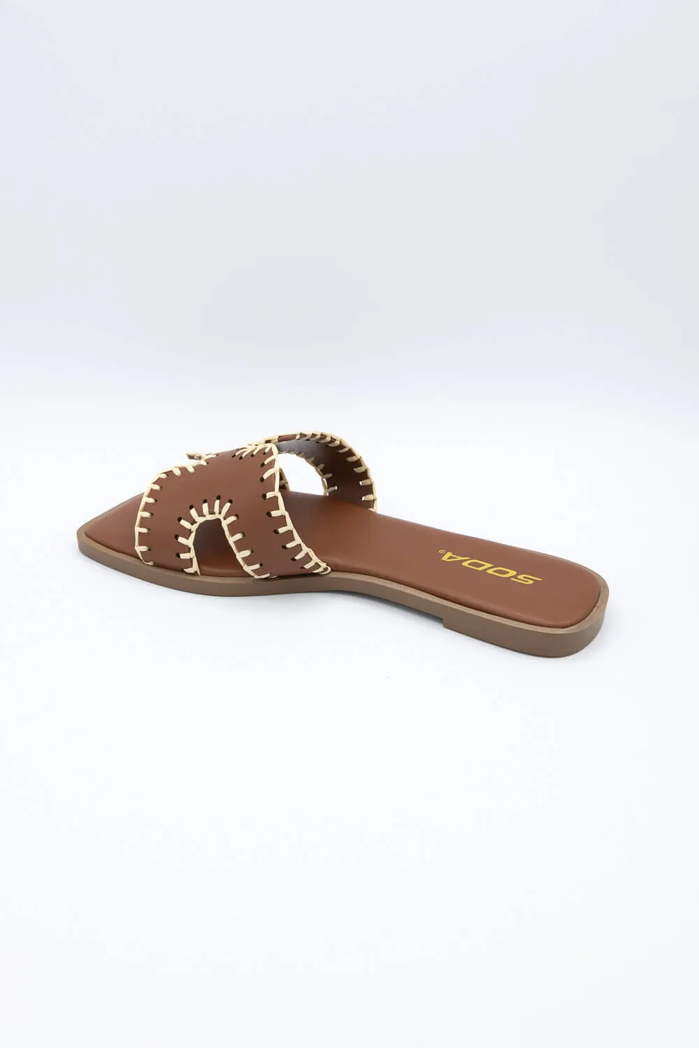Soda Finity Slide Sandals for Women in Tan | FINITY-S TAN sold by Glik’s product image thumbnail 3