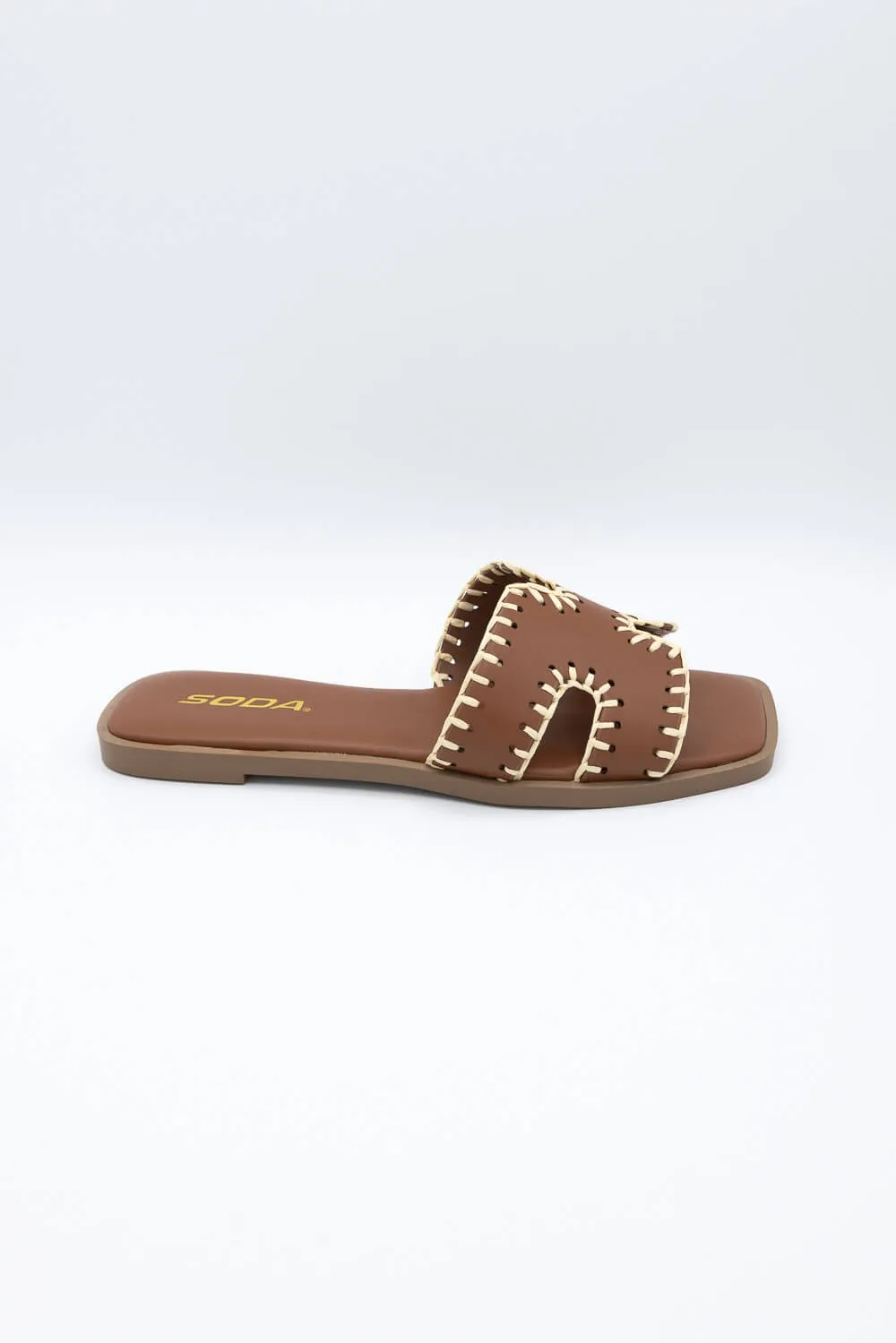 Soda Finity Slide Sandals for Women in Tan | FINITY-S TAN sold by Glik’s product image thumbnail 2