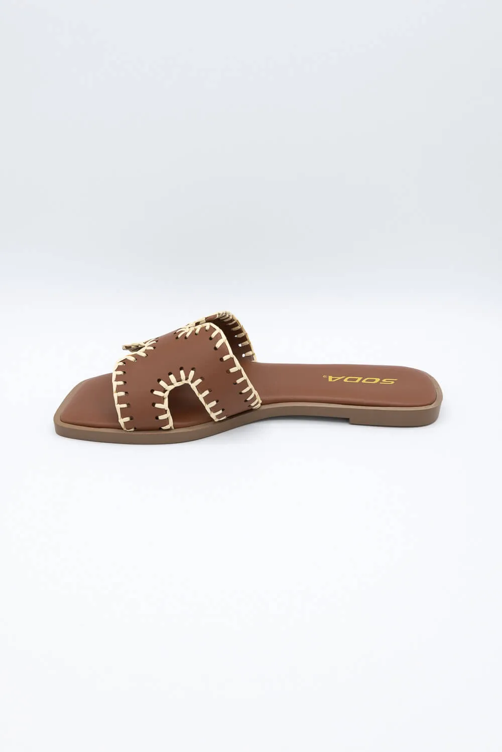 Soda Finity Slide Sandals for Women in Tan | FINITY-S TAN sold by Glik’s product image thumbnail 4