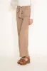 Crepe Tie Waist Pants for Women in Taupe | CRE301-TAUPE sold by Glik’s