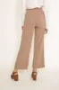 Crepe Tie Waist Pants for Women in Taupe | CRE301-TAUPE sold by Glik’s