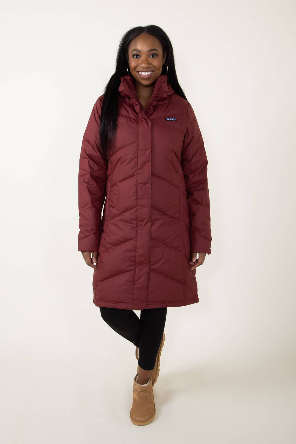 Patagonia Women’s Down With It Parka in Red | 28442-CRMD sold by Glik’s