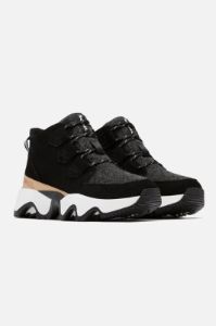 Sorel Kinetic Impact Caribou Sneakers for Women in Black | 2058671-010 sold by Glik’s