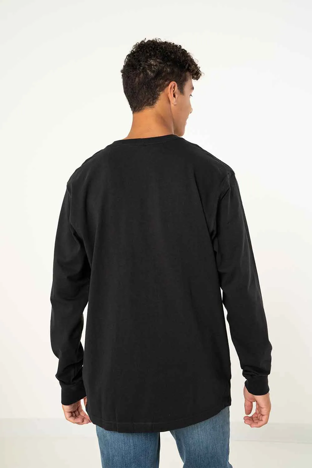 Carhartt Long Sleeve Logo Sleeve Graphic T-Shirt for Men in Black | K231-BLK BLACK sold by Glik’s product image thumbnail 2