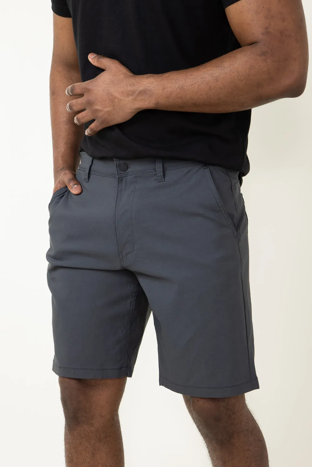 Copper & Oak Utility Flex Shorts for Men in Grey | K2S608EV-066FORGEDIRON sold by Glik’s product image thumbnail 4