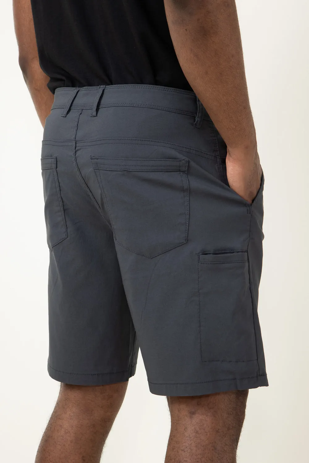 Copper & Oak Utility Flex Shorts for Men in Grey | K2S608EV-066FORGEDIRON sold by Glik’s product image thumbnail 5