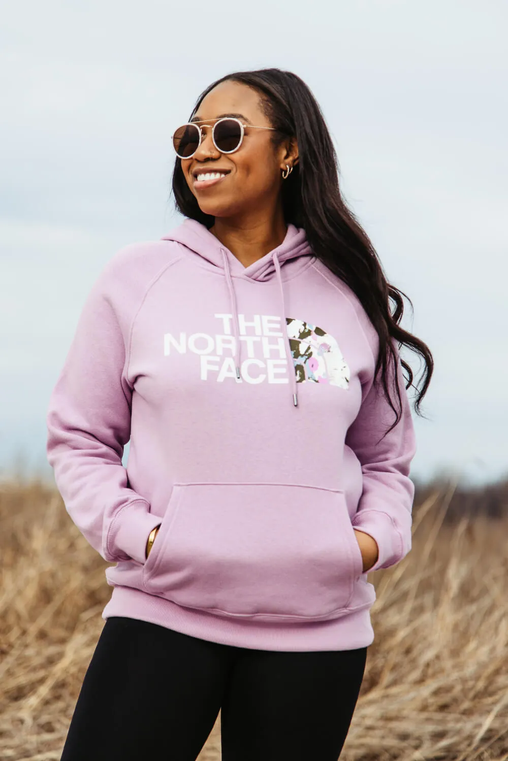 The North Face Half Dome Hoodie for Women in Purple | NF0A7UNO-PO2 sold by Glik’s