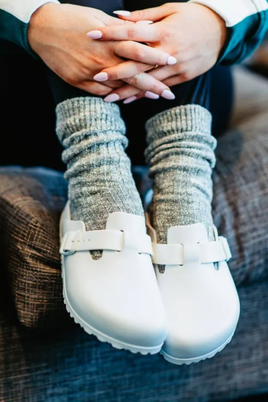 Birkenstock Boston Essentials EVA Clogs for Women in White | 127133 sold by Glik’s