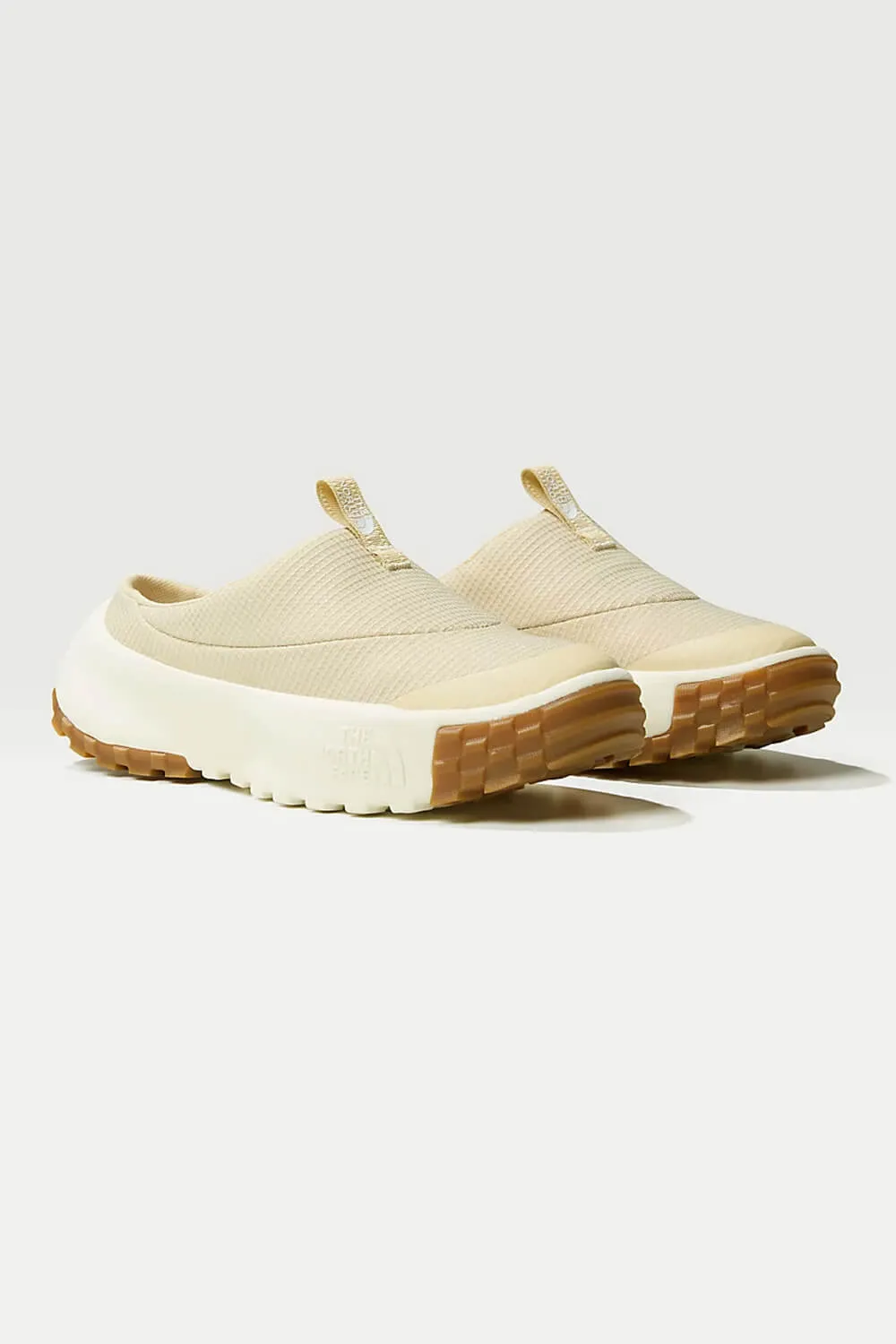 The North Face Never Stop Mules for Women in Gravel/White | NF0A8A9A-TIU sold by Glik’s