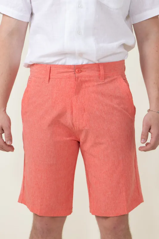 1897 Original Horizon Hybrid Shorts for Men in Coral | XM9821-GL-HCORAL sold by Glik’s