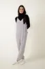 Illa Illa Ribbed Knit Onesie Jumpsuit for Women in Grey | P1738-SMOKE sold by Glik’s