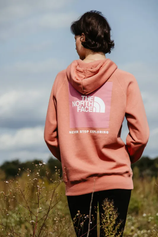 ザ・ノース・フェイス THE NORTH FACE W BOX NSE PULLOVER HOODIE （ピンク） Women's The North Face | Box NSE Pullover Hoodie | Light