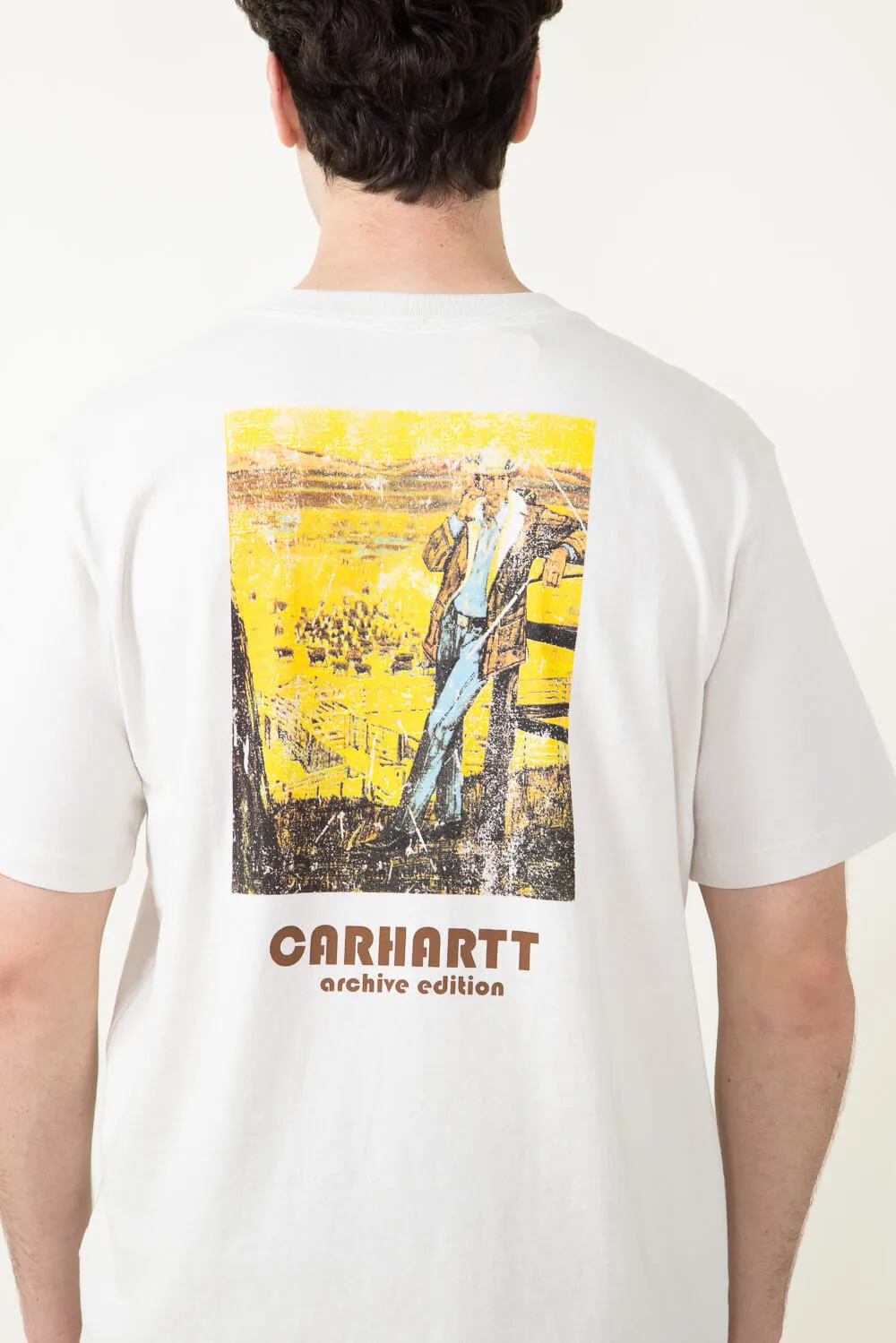 Carhartt Relaxed Fit Heavyweight Pocket Farm T-Shirt for Men in Malt | 106146-W03-MALT sold by Glik’s product image thumbnail 4
