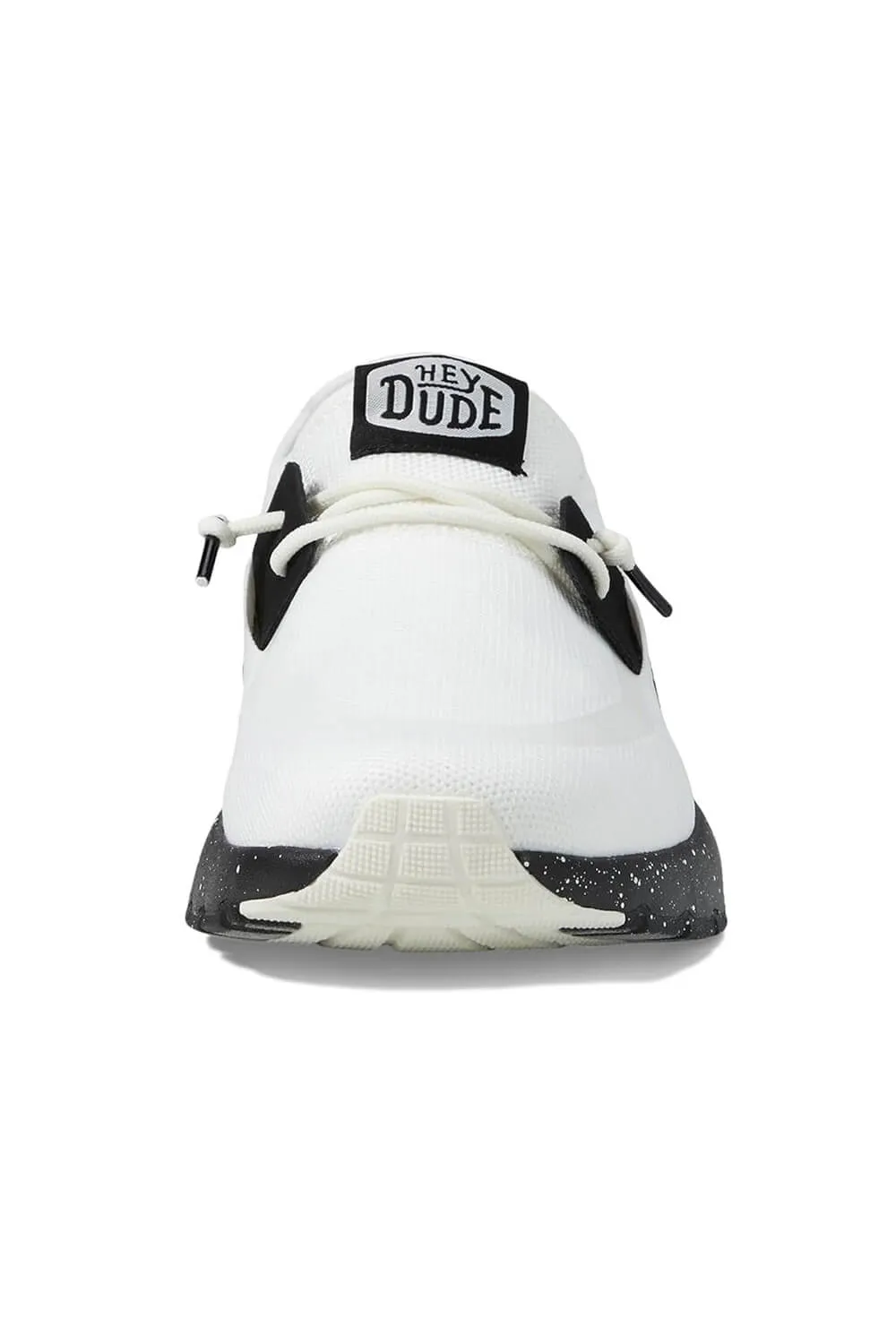 HEYDUDE Men’s Sirocco Sport Mode Shoes in Black/White | 40714-103 sold by Glik’s product image thumbnail 4