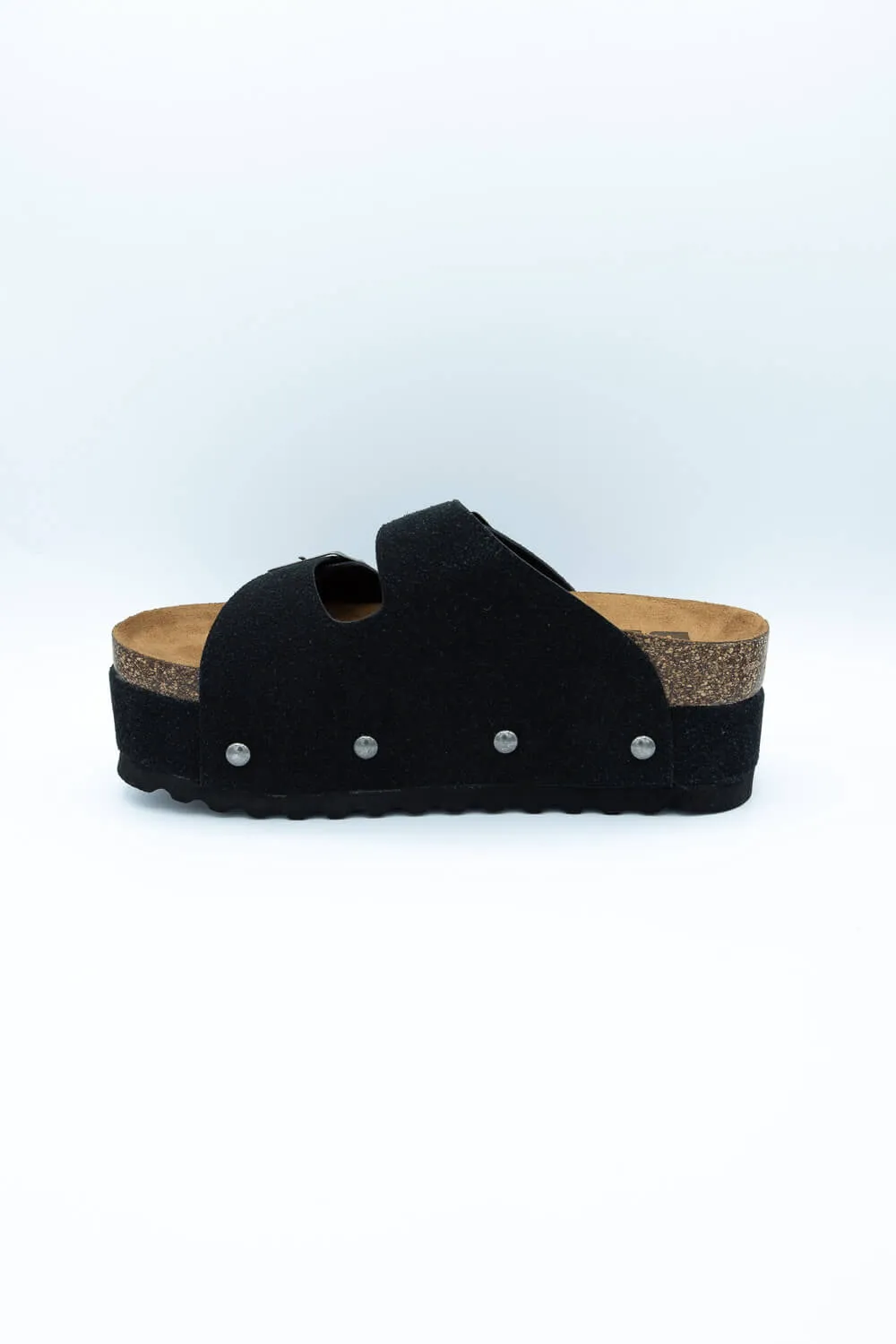 Dirty Laundry Pueblo 2 Band Platform Sandals for Women in Black | PUEBLO-BLACK sold by Glik’s product image thumbnail 5