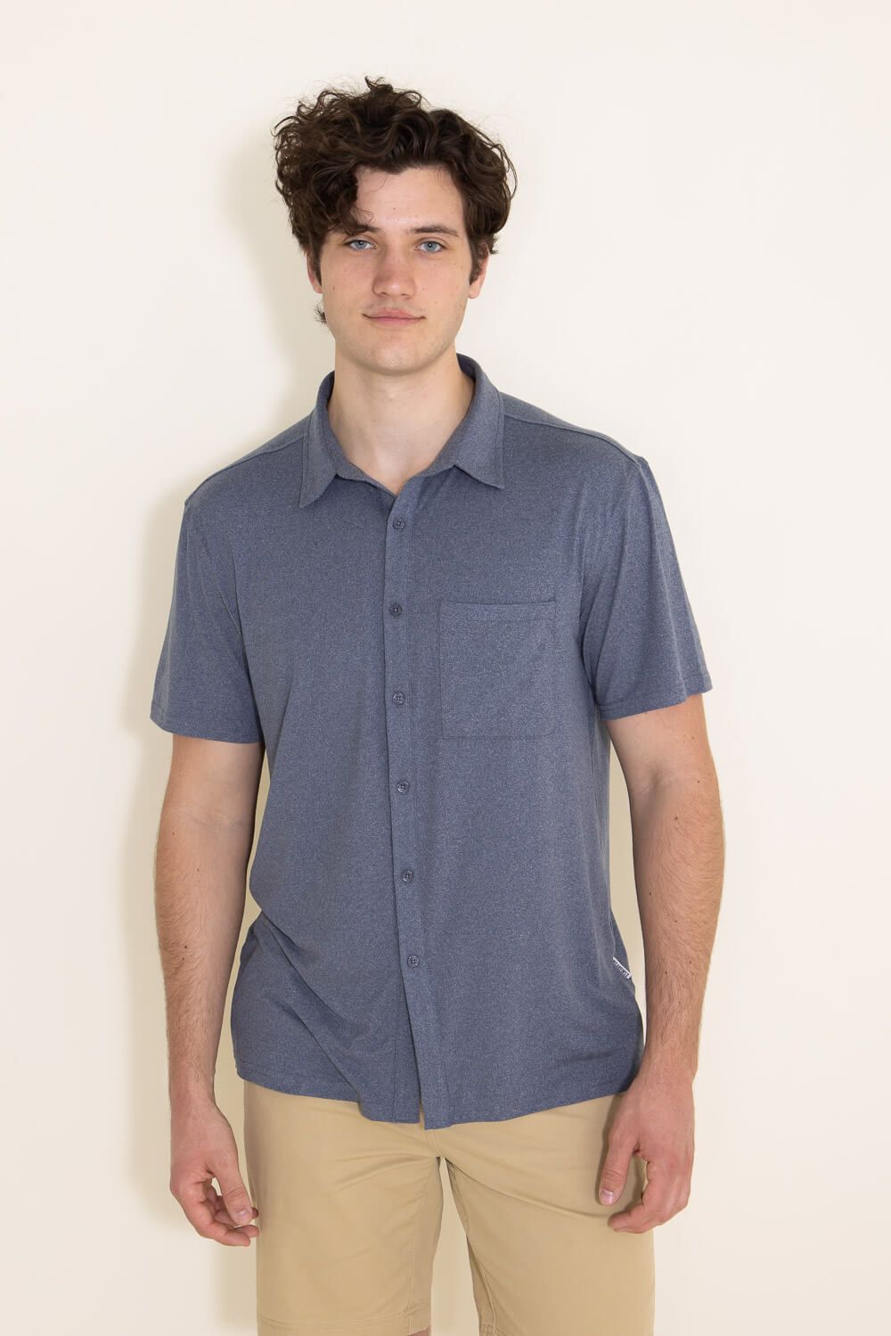 WearFirst All Day Performance Shirt for Men in Naval | K017B-NAVAL sold by Glik’s product image thumbnail 2