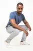 Copper & Oak Elastic File Tech Jogger Pants for Men in Light Grey | K4S4164-GRIFFINLTGREY sold by Glik’s