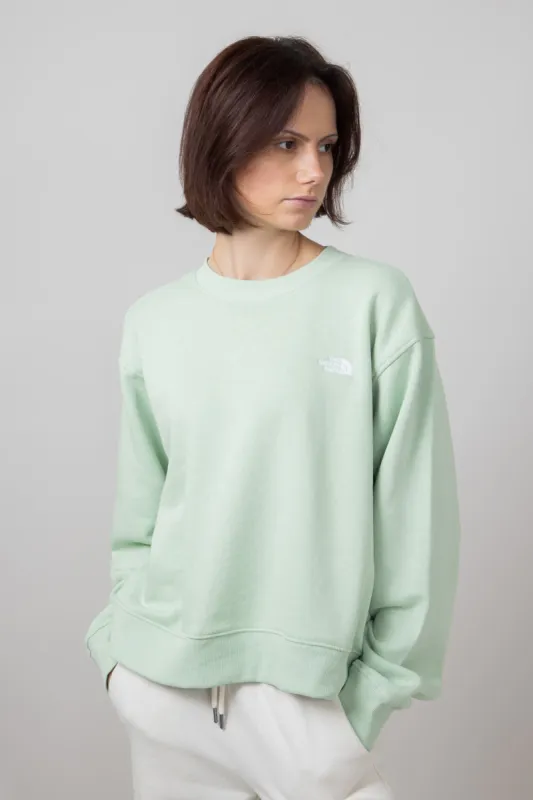 The North Face Evolution Fleece Sweatshirt for Women in Misty Sage | NF0A88ZX-I0G sold by Glik’s
