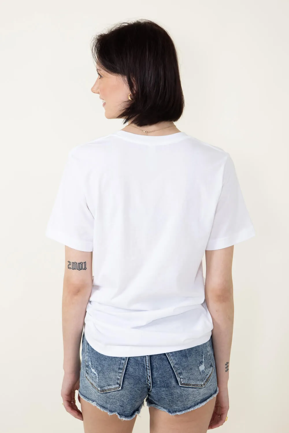USA Graphic T-Shirt for Women in White | 10807X-TS-WHITE sold by Glik’s product image thumbnail 3