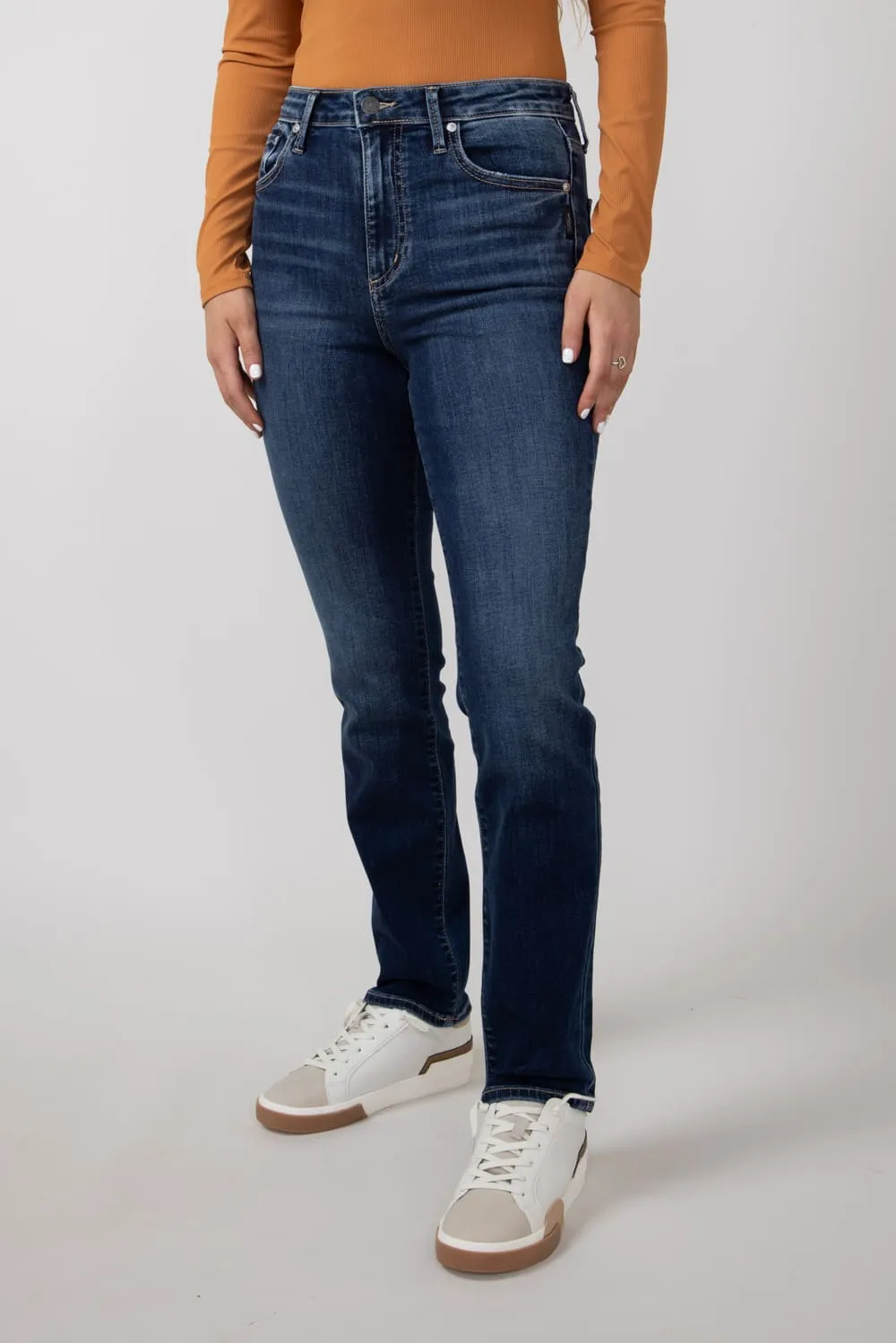 Silver Jeans High Rise Isbister Straight Jeans for Women | L74321SIA341 sold by Glik’s product image thumbnail 2