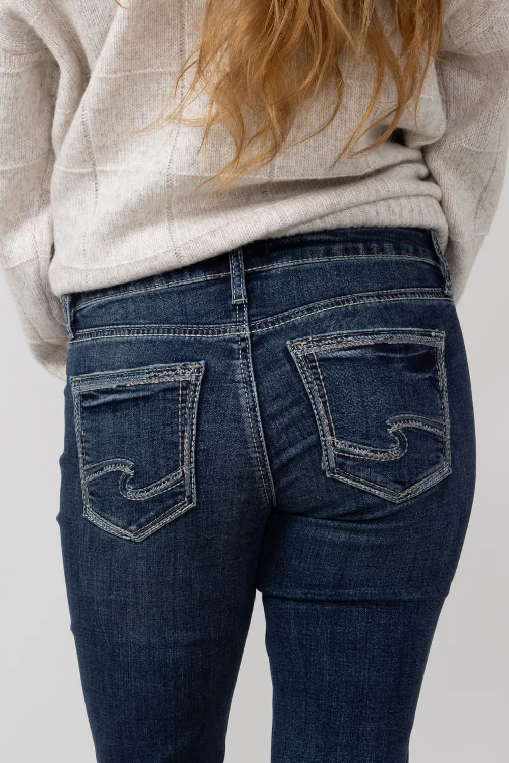 Silver Jeans Mid Rise Girlfriend Jeans for Women | L27137ECF332 sold by Glik’s product image thumbnail 2