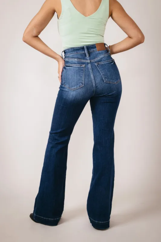 Judy Blue High Rise Wide Hem Flare Jeans for Women | 82443REG sold by Glik’s