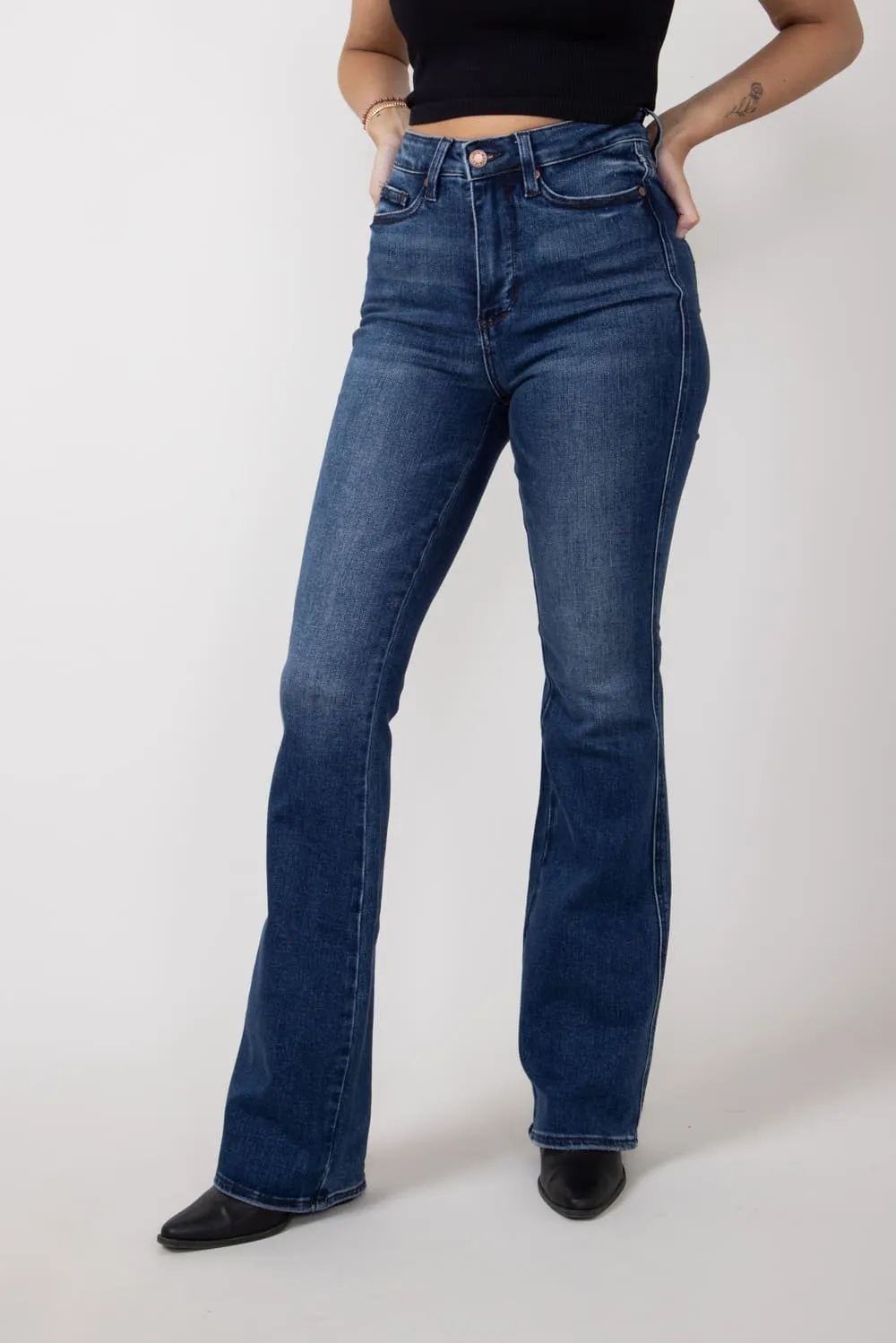 Judy Blue Embroidered Back Pocket 33" Bootcut Jeans for Women | 88786-LONG sold by Glik’s product image thumbnail 4