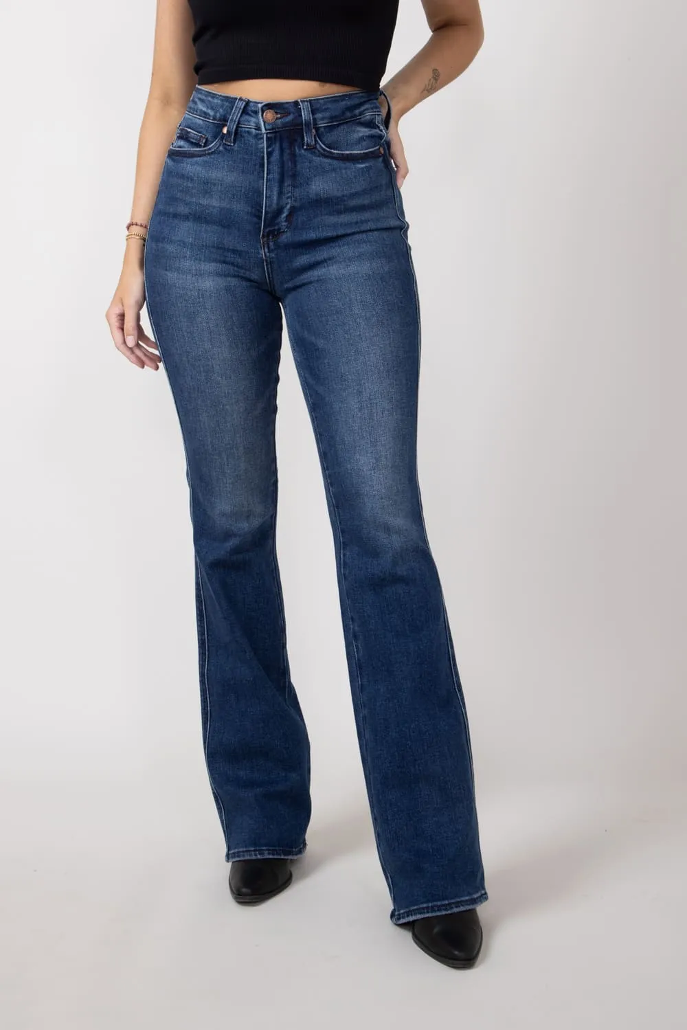 Judy Blue Embroidered Back Pocket 33" Bootcut Jeans for Women | 88786-LONG sold by Glik’s