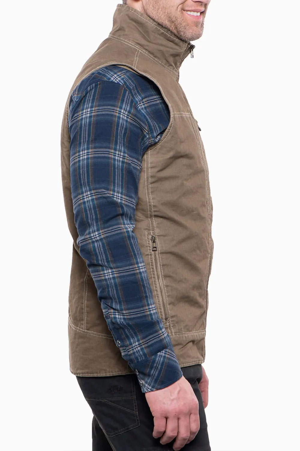 Kuhl Burr Vest for Men in Khaki | 1042-KHAKI sold by Glik’s product image thumbnail 3