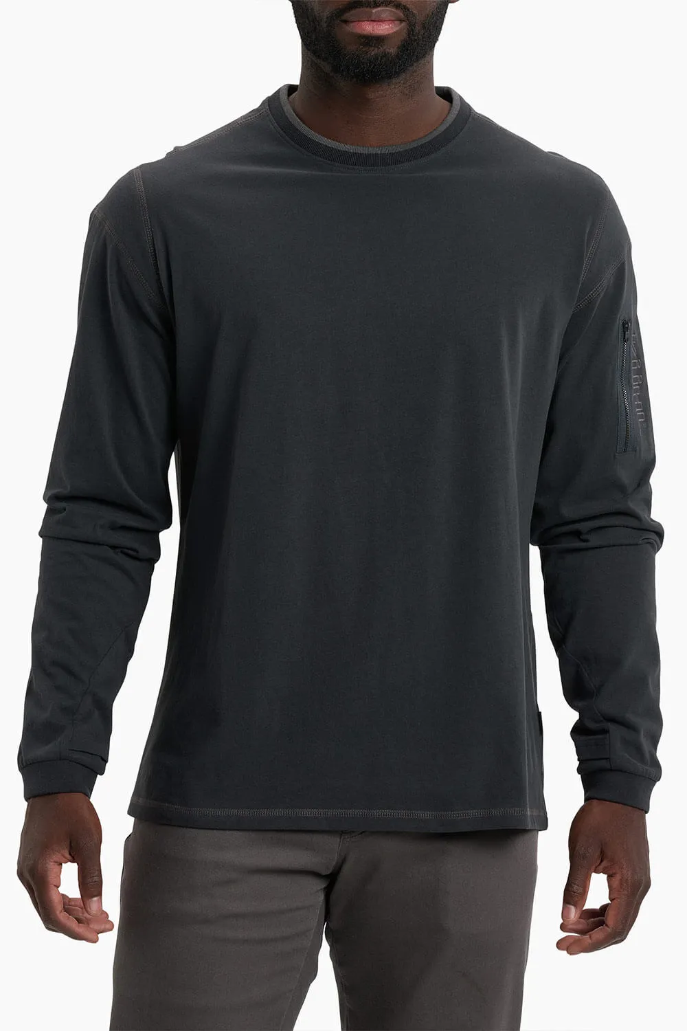 Kuhl Kommando Crew Shirt for Men in Onyx | 7499-ONYX sold by Glik’s