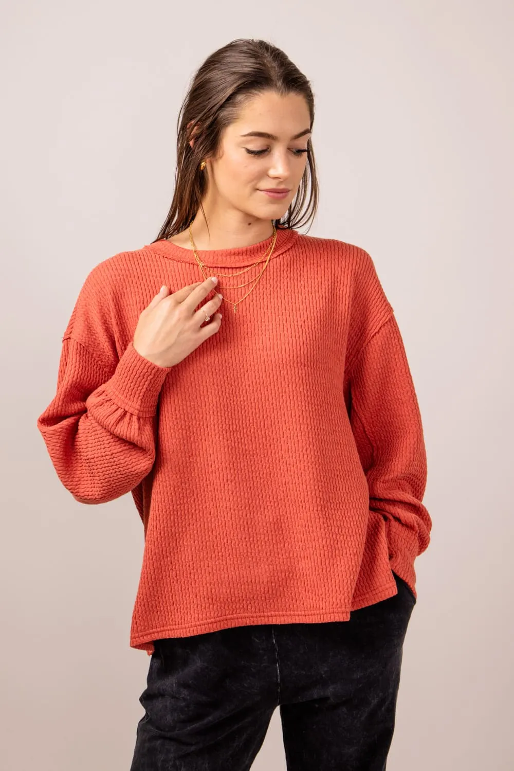 Cross Triple Necklace in Gold | DNB981GD sold by Glik’s product image thumbnail 3