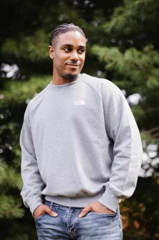 The North Face Evolution Crew Sweatshirt for Men in Grey | NF0A86WA-GAZ-GRY sold by Glik’s