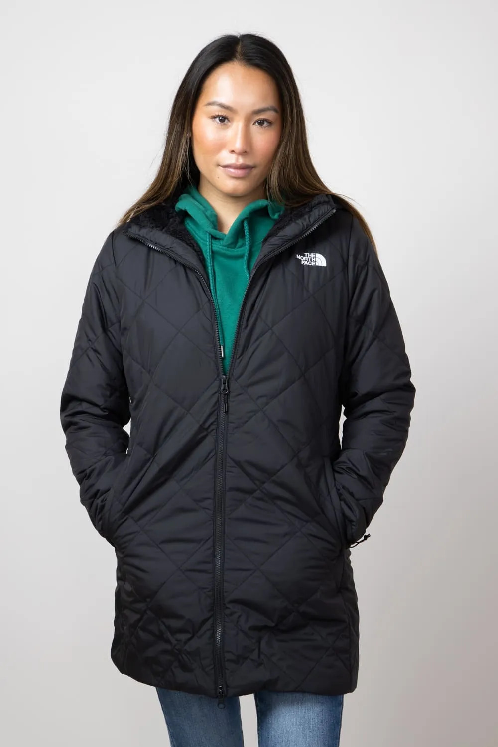 The North Face Shady Glade Parka for Women in Black | NF0A84JA-4H0 sold by Glik’s